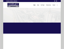 Tablet Screenshot of copleypartners.com